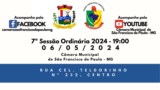 PAUTA DA 7ª REUNIÃO ORDINÁRIA DO 2° PERÍODO LEGISLATIVO DA CÂMARA MUNICIPAL DE SÃO FRANCISCO DE PAULA-MG, ANO DE 2024, LEGISLATURA 2021/2024.  PAUTA DA 7ª REUNIÃO ORDINÁRIA DO 2° PERÍODO LEGISLATIVO DA CÂMARA MUNICIPAL DE SÃO FRANCISCO DE PAULA-MG, ANO DE 2024, LEGISLATURA 2021/2024.