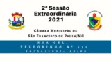 2ª Sessão Extraordinária de 2021
