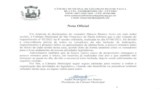 Nota Oficial - 08/06/2021 Nota Oficial - 08/06/2021